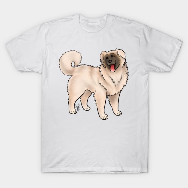 Dog - Leonberger - Cream T-Shirt by Jen's Dogs Custom Gifts and Designs